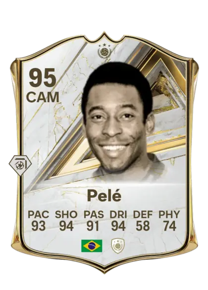 Karta Ikony Pelé, jedna z trzech nagród do wyboru za pierwsze miejsce